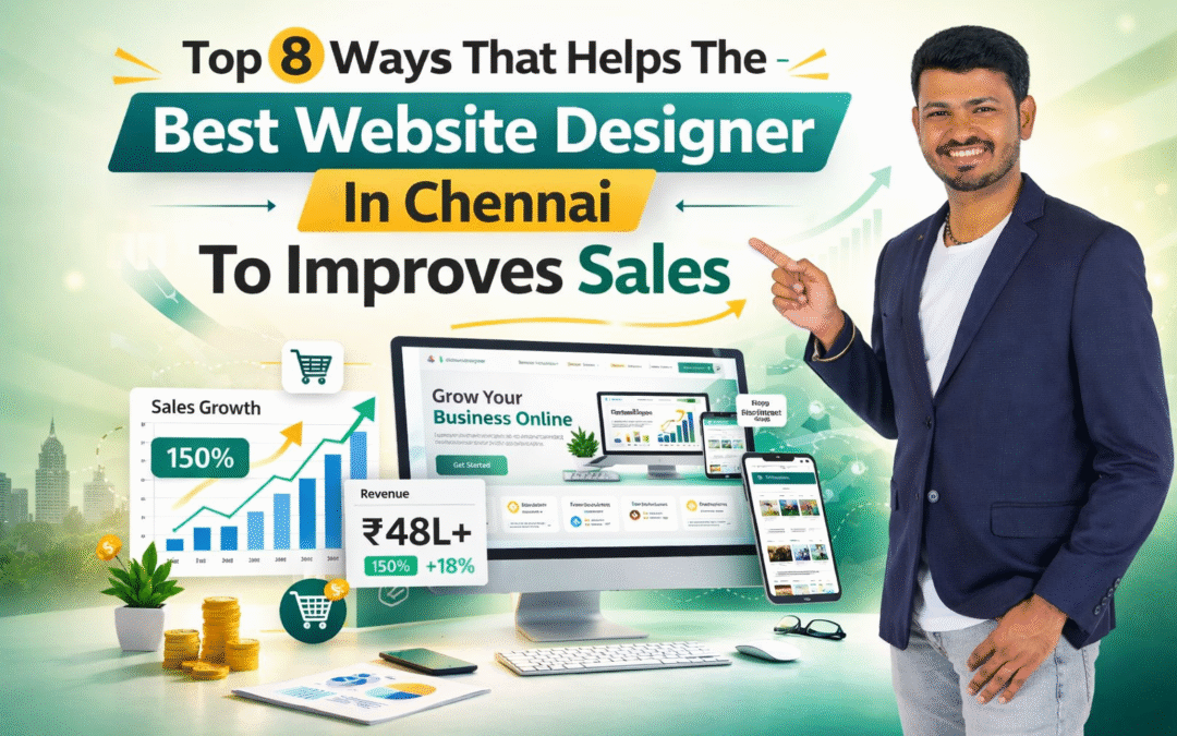 Top 8 Ways That Helps The Best Website Designer In Chennai To Improves Sales