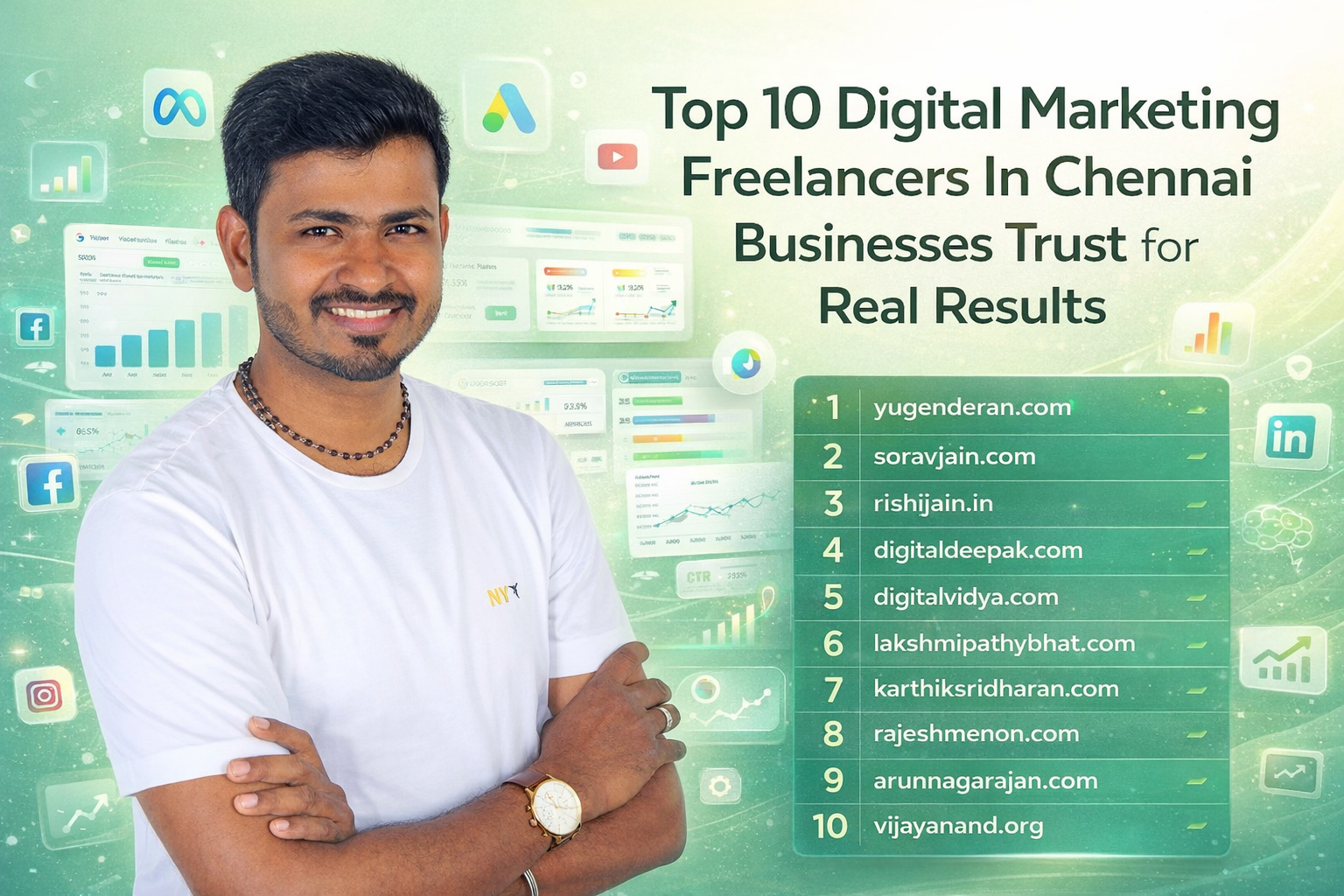 Top 10 Digital Marketing Freelancers In Chennai